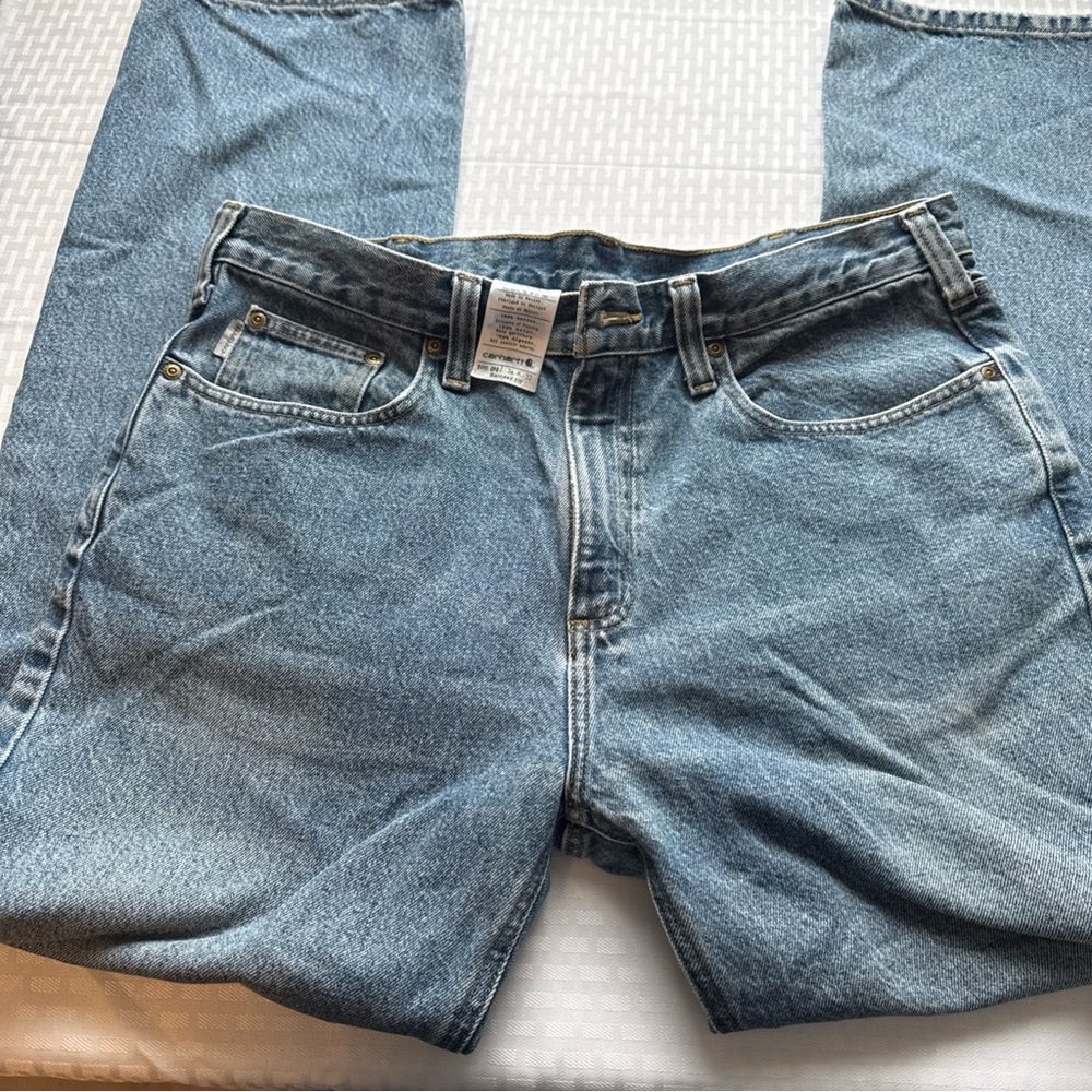 Carhartt Men's Relaxed Fit Blue Jeans